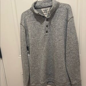Weatherproof Gray Crewneck Sweater Relaxed Fit